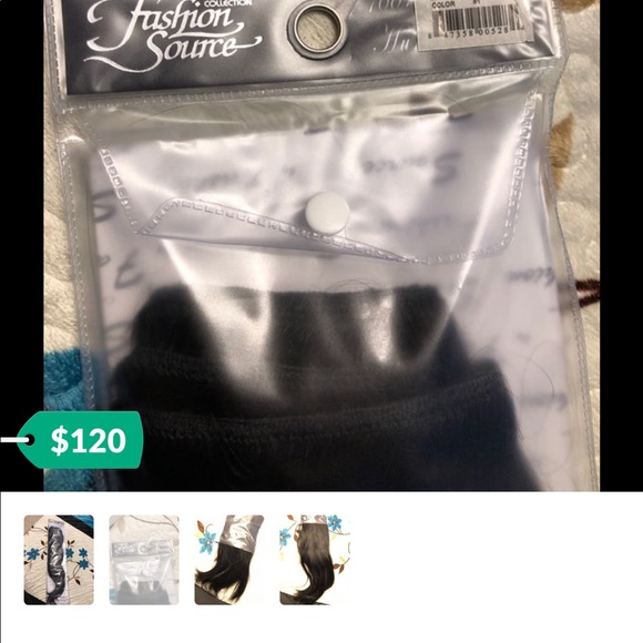 20” real hair extensions - Picture 3 of 4